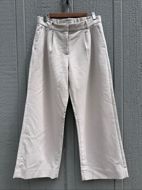 Abercrombie & Fitch Pants - Abercrombie and Fitch Wide-Leg Light Beige Trousers Size: 29/8